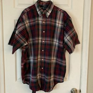 Ralph Lauren Blake Madras Plaid Button Down